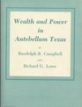 Wealth and Power in Antebellum Texas