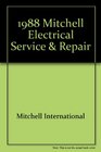 1988 Mitchell Electrical Service  Repair Domestic Cars