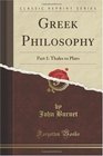 Greek Philosophy Part 1 Thales to Plato