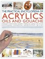 The Practical Encyclopedia of Acrylics Oils and Gouache Mixing paint  brush strokes  gouache  masking out  glazing  wetintowet  drybrush  canvas  painting with knives  light to dark