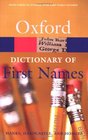 A Dictionary of First Names