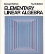 Elementary Linear Algebra