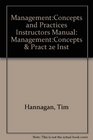 ManagementConcepts and Practices Instructors Manual ManagementConcepts  Pract 2e Inst