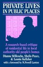 Private Lives in Public Places Researchbased Critique of Residential Life in Local Authority Old People's Homes