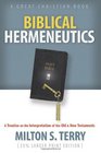 Biblical Hermeneutics A Treatise on the Interpretation of the Old and New Testament