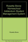 Rosetta Stone Homeschool Addendum Student Management System