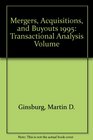 Mergers Acquisitions and Buyouts 1995 Transactional Analysis Volume