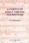 Corpus Of Early Tibetan Inscriptions