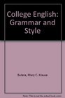 College English Grammar and Style