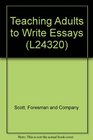 Teaching Adults to Write Essays