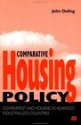 Comparative Housing Policy  Government and Housing in Advanced Industrialized Countries