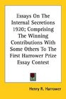 Essays on the Internal Secretions 1920