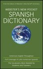 Webster's New Pocket Spanish Dictionary