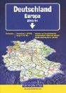 Europa Strassenatlas mit Ortsverzeichnis und 46 Stadtplanen  road atlas with index and 46 town plans