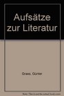 Aufsatze zur Literatur