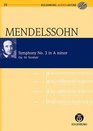 Symphony No 3 in A Minor Op 56 Scottish Symphony Eulenburg AudioScore Series