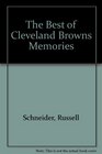 The Best of the Cleveland Browns Memories