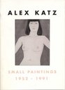 Alex Katz Small Painting 19521991