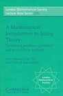 A Mathematical Introduction to String Theory  Variational Problems Geometric and Probabilistic Methods