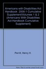 Americans with Disabilities Act Handbook 20081 Cumulative Supplement/Volumes 1  2