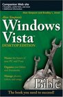 Alan Simpson's Windows Vista Bible Desktop Edition