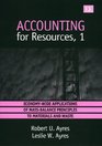 Accounting for Resources 1 EconomyWide Applications of MassBalance Principles to Materials and Waste