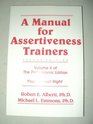 A manual for assertiveness trainers