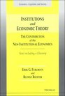 Institutions and Economic Theory  The Contribution of the New Institutional Economics