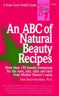 An ABC of Natural Beauty Recipes