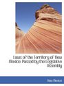 Laws of the Territory of New Mexico Passed by the Legislative Assembly