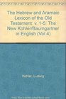 Hebrew and Aramaic Lexicon of the Old Testament