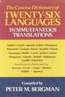 Concise Dictionary of TwentySix Languages in Simultaneous Translation