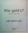 Lab Audio CDs  for Wie geht's An Introductory German Course 8th