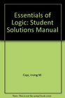 Solutions Manual Essentials of Logic