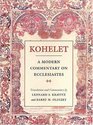 Kohelet A Modern Commentary on Ecclesiastes