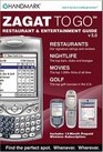 Zagat to Go Restaurant  Entertainment Guide V50