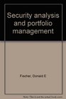 Security analysis and portfolio management