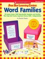 Shoe Box Learning Centers Word Families 30 Instant Centers With Reproducible Templates and Activities That Help Kids Practice Important Literacy SkillsIndependently