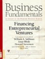 Financing Entrepreneurial Ventures