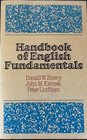 Handbook of English fundamentals