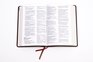 NKJV Large Print Personal Size Reference Bible, Brown Genuine Leather