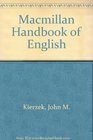 The Macmillan Handbook of English