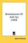 Reminiscences Of Auld Ayr