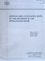 Isopach and lithofacies maps of the Devonian in the Appalachian basin
