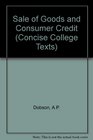 Sale of goods and consumer credit
