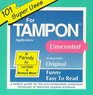 101 Super Uses for Tampon Applicators A Helpful Guide for the Environmentally Conscious Consumer of Feminine Hygiene Products