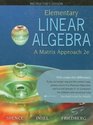 Elementary Linear Algebra A Matrix Approach Instructor's Edition
