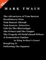 10 Books in 1 Adventures of Tom SawyerHuckleberry FinnTom Sawyer AbroadTom Sawyer DetectiveLife on the MississippiPrince  PauperTragedy of Pudd'nhead  Yankee in King Arthur's Court