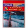 California PreAlgebra
