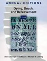 Annual Editions Dying Death and Bereavement 13/14